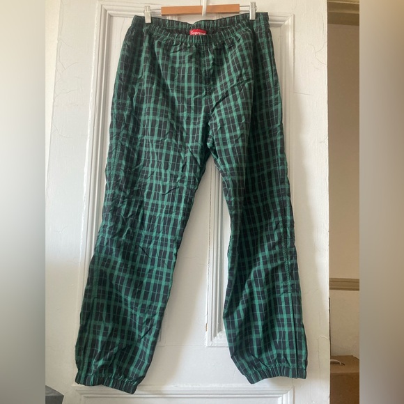 Supreme Other - Supreme nylon plaid track pants